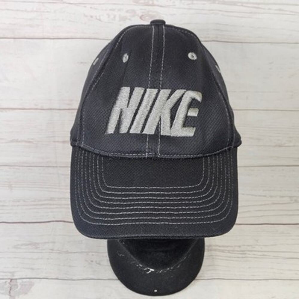 Nike Legacy 91 Dri-FIT Baseball Cap Flexfit Black Grey Just Do It Hat Men's